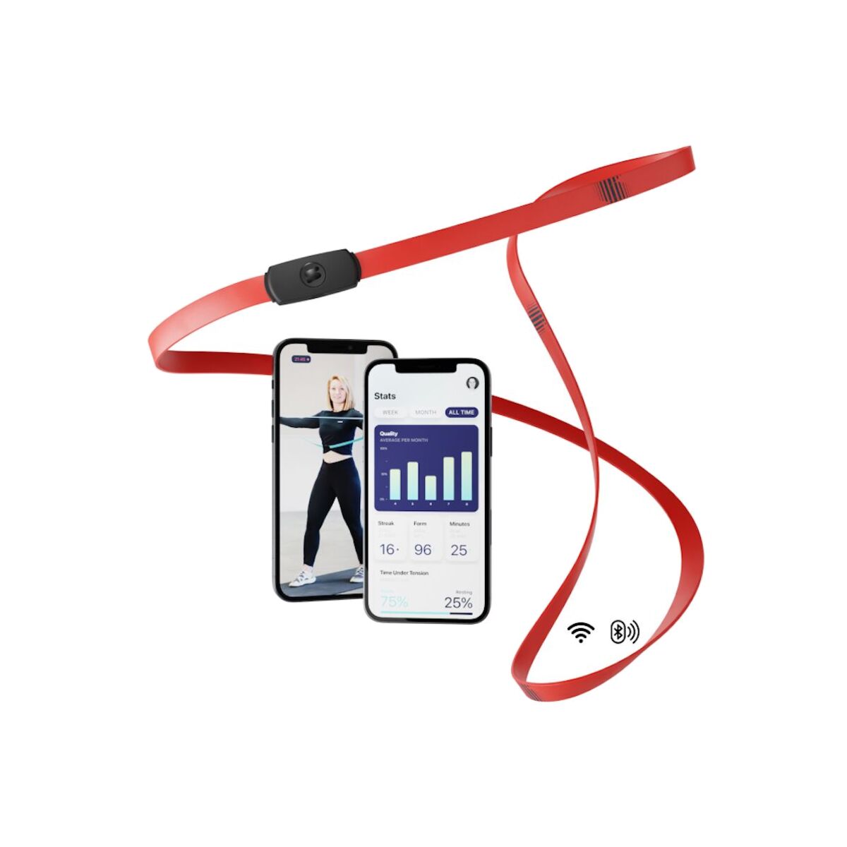 Chytrá posilovací guma STRAFFR - silná - istyle.work