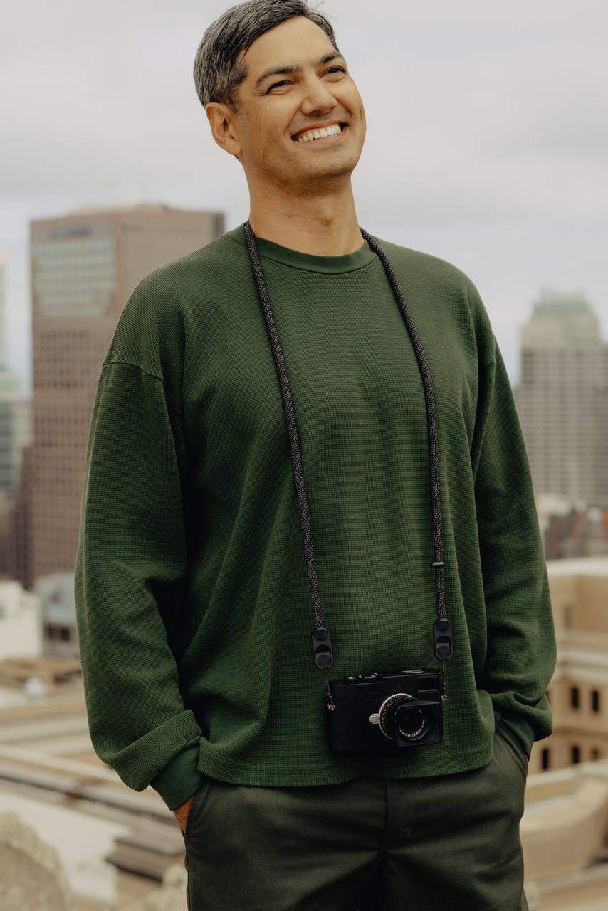 Kožený popruh na fotoaparát Peak Design Form Rope s pevnou délkou