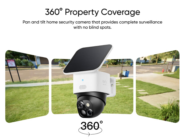 3K duální bezdrátová bezpečnostní kamera se solárním panelem Eufy SoloCam S340 - istyle.work