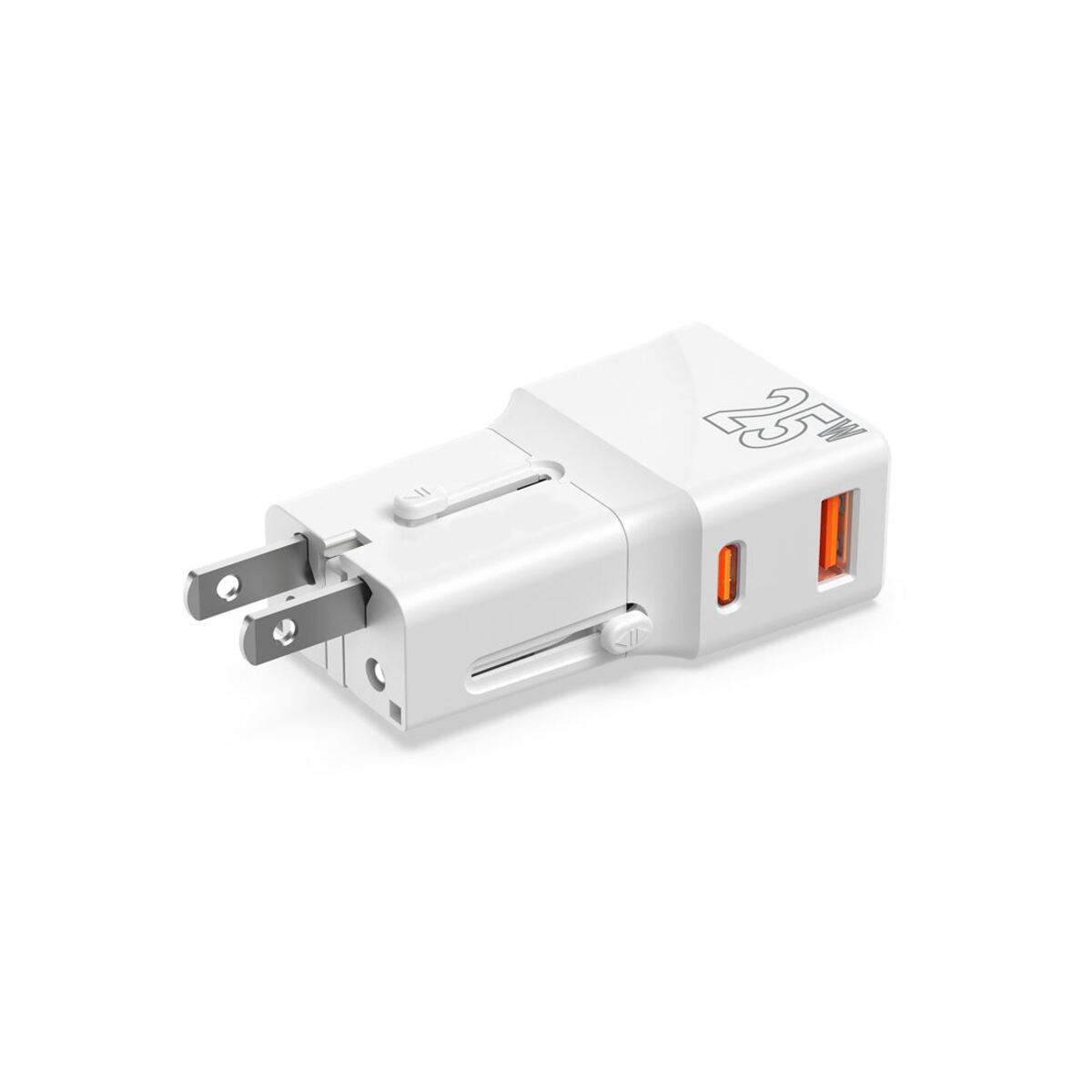 25W Cestovní adaptér Mobile Origin Travel Adapter - bílý - istyle.work