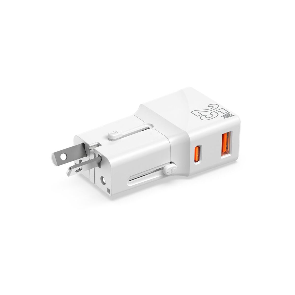 25W Cestovní adaptér Mobile Origin Travel Adapter - bílý - istyle.work