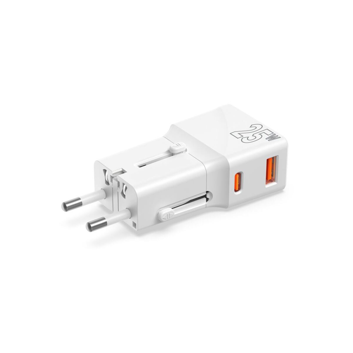 25W Cestovní adaptér Mobile Origin Travel Adapter - bílý - istyle.work