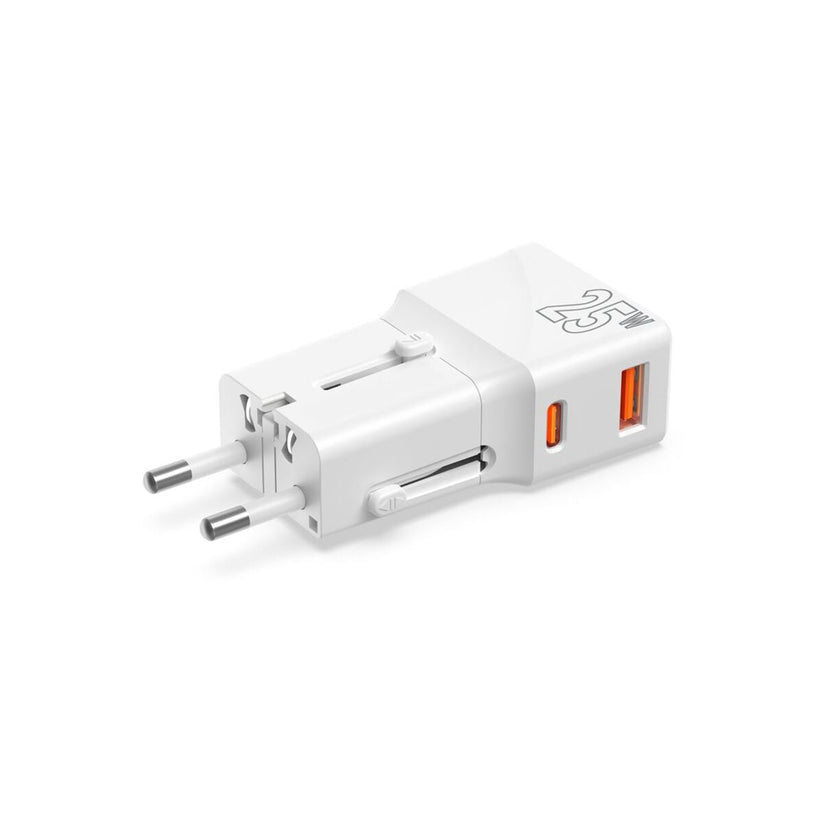 25W Cestovní adaptér Mobile Origin Travel Adapter - bílý - istyle.work