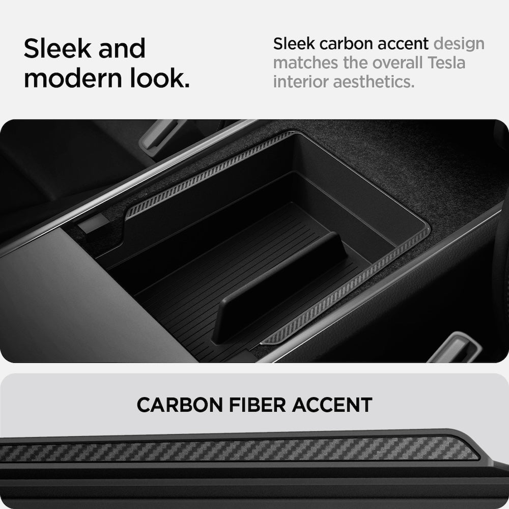 Organizér do loketní opěrky Spigen Tesla Armrest Console Organizer - černý - istyle.work