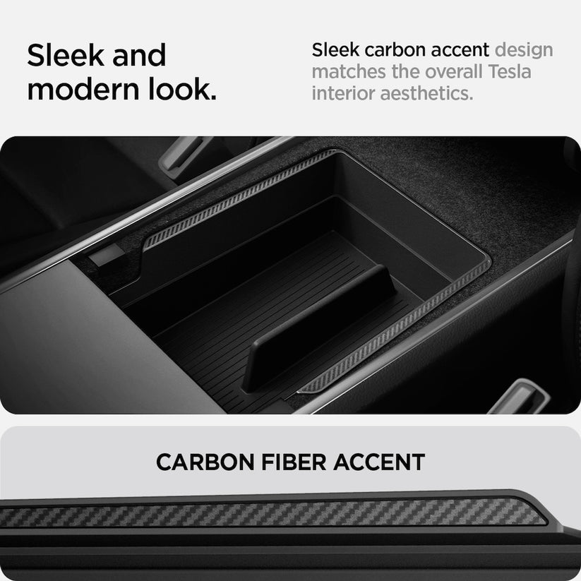 Organizér do loketní opěrky Spigen Tesla Armrest Console Organizer - černý - istyle.work