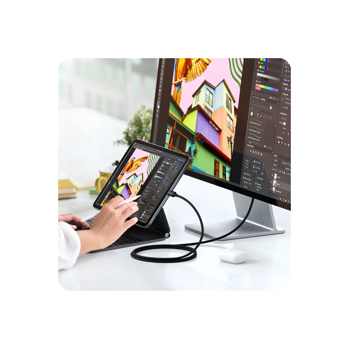 Kabel Satechi Thunderbolt 5 Pro 1 m - černý
