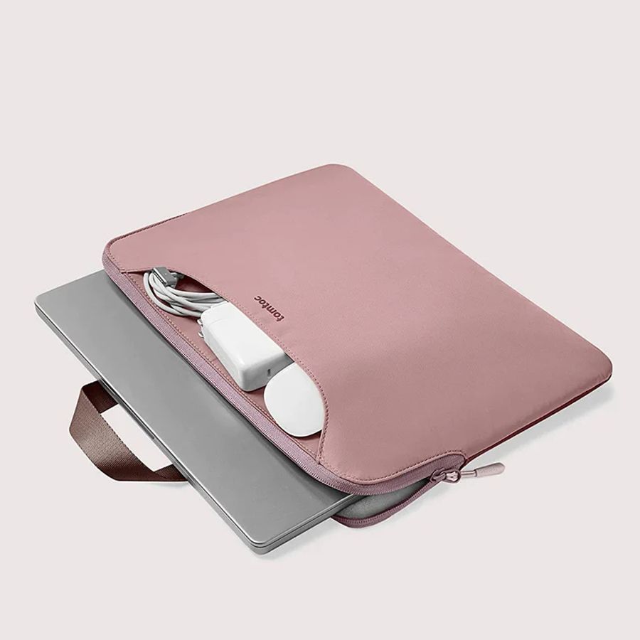Brašna a návlek v jednom pro MacBook 13,5" Tomtoc Light-A21 - fialové