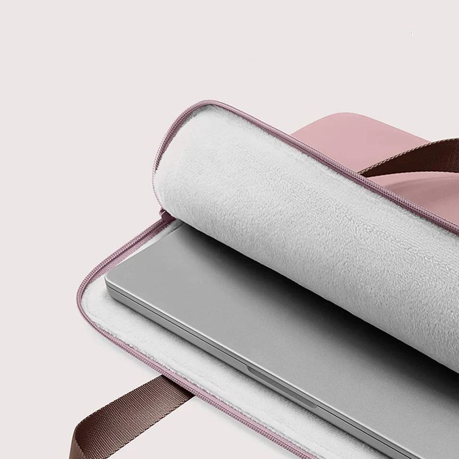 Brašna a návlek v jednom pro MacBook 13,5" Tomtoc Light-A21 - fialové