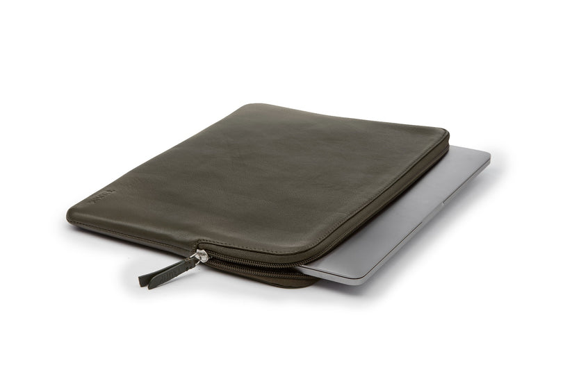 Pouzdro pro MacBook 13" Trunk Leather Sleeve - zelené - istyle.work