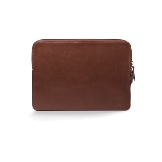 Pouzdro pro MacBook Pro 14" Trunk Leather Sleeve - hnědé - istyle.work