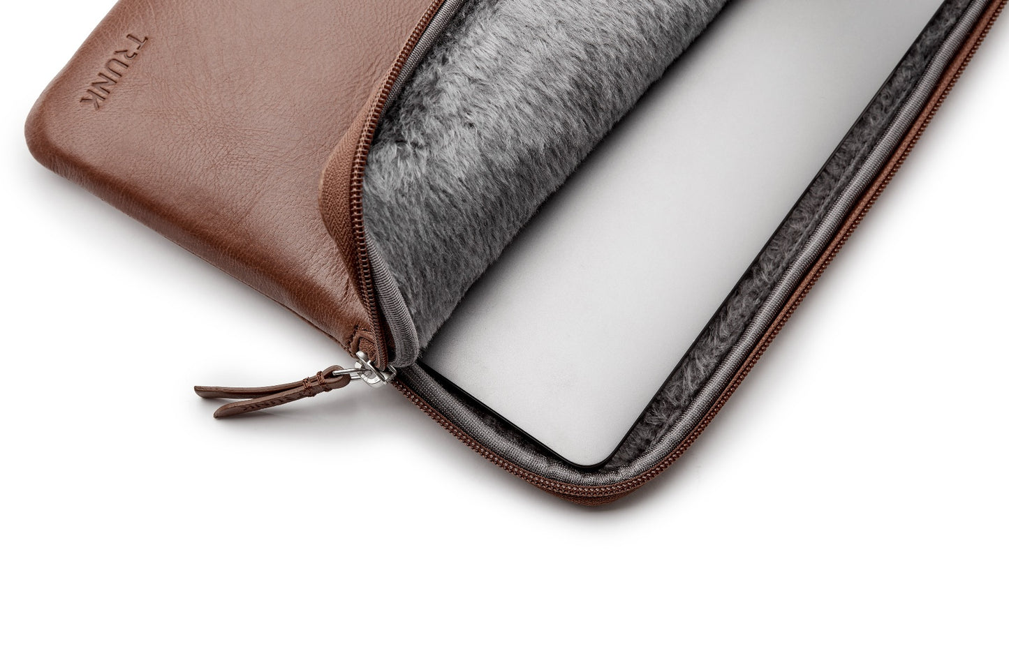 Pouzdro pro MacBook Pro 14" Trunk Leather Sleeve - hnědé - istyle.work