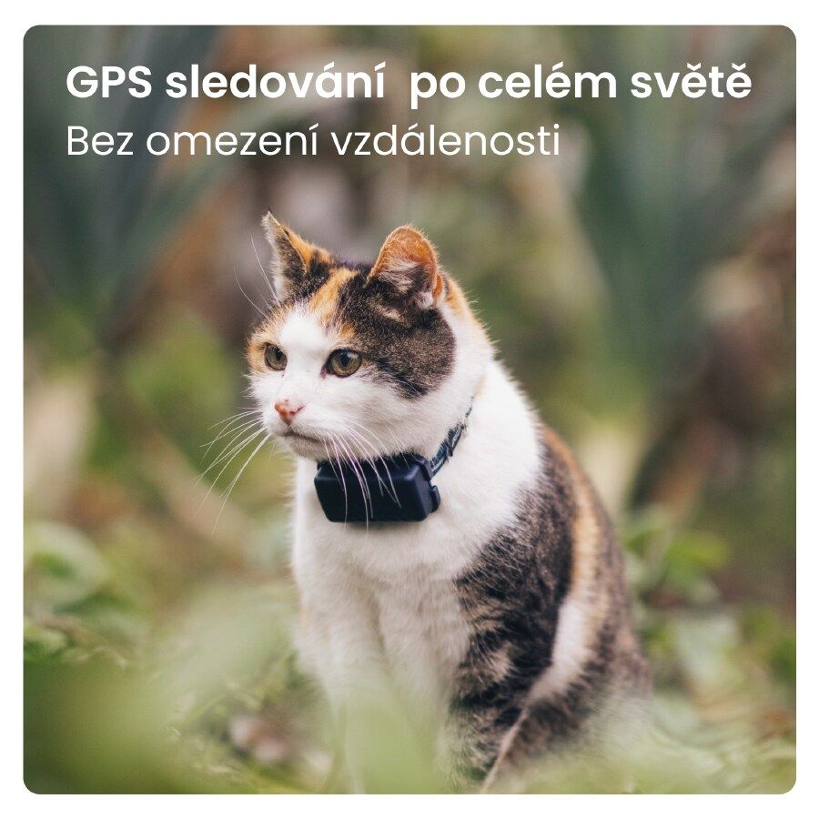GPS lokátor pro kočky Tractive GPS CAT Mini - tmavě modrý