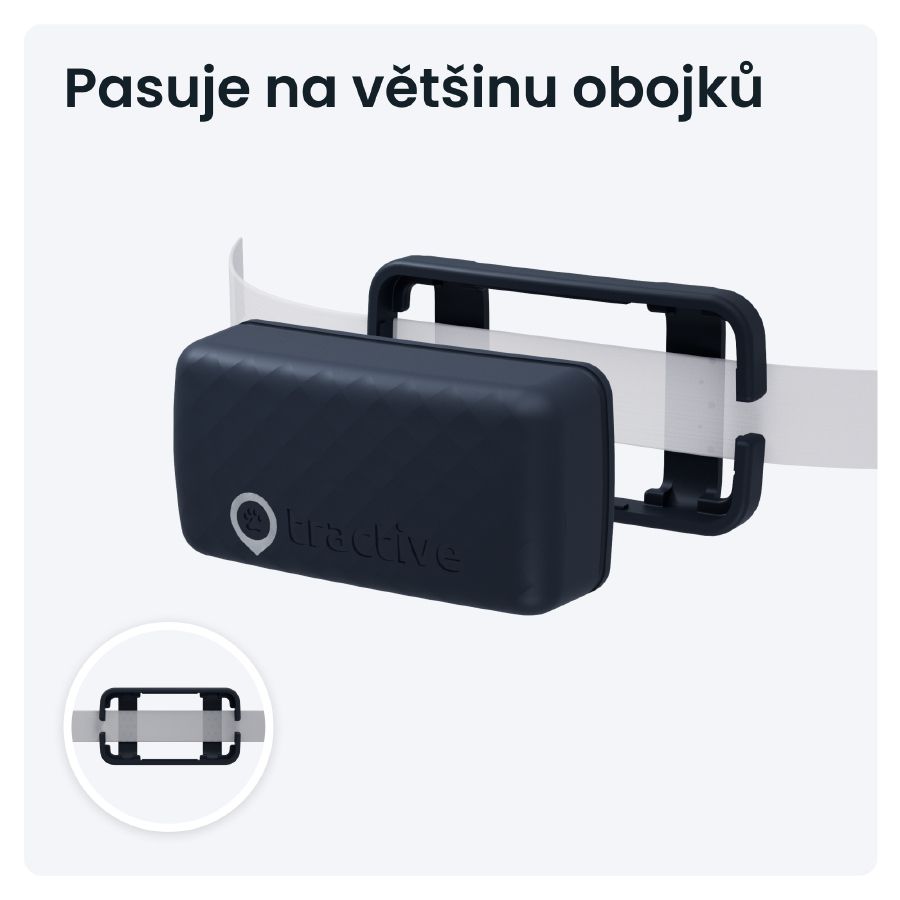 GPS lokátor pro kočky Tractive GPS CAT Mini - tmavě modrý