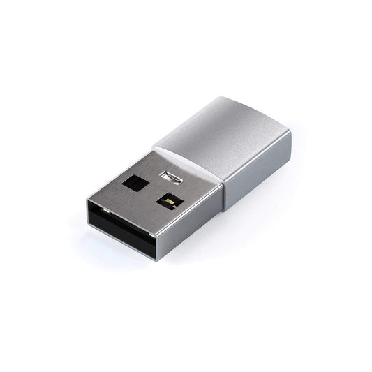 Hliníkový adaptér Satechi USB-A na USB-C (2 ks) - černý