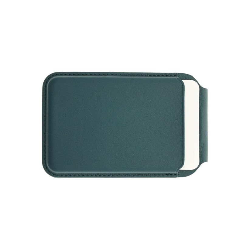 Skládací kožená MagSafe peněženka Dviced – modrá - istyle.work