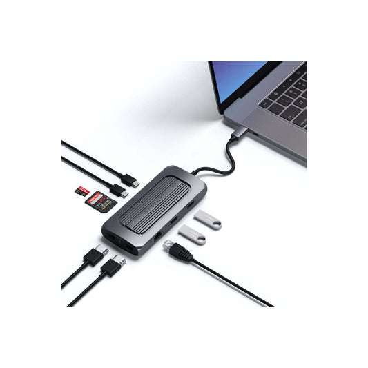 Hliníkový USB-C HUB MX Satechi - vesmírně šedý - istyle.work