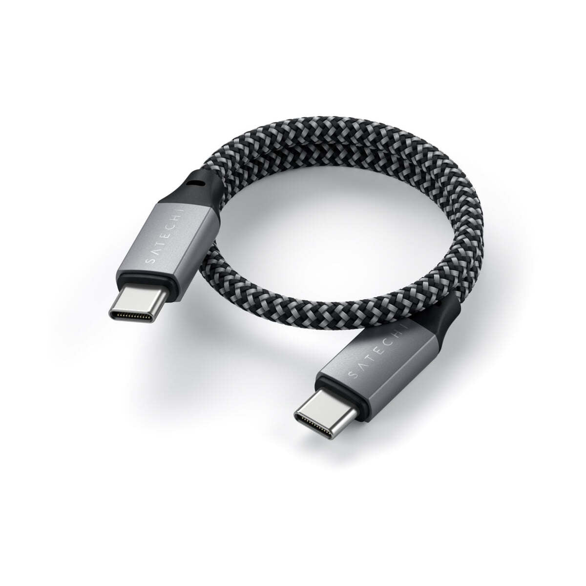 25cm kabel USB-C na USB-C Satechi - vesmírně šedý - istyle.work