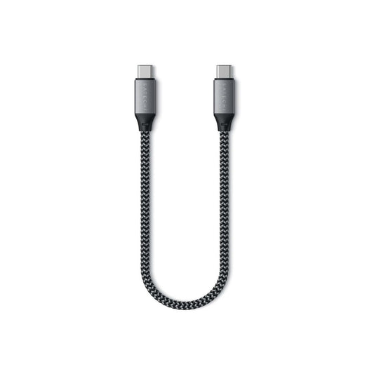 25cm kabel USB-C na USB-C Satechi - vesmírně šedý - istyle.work