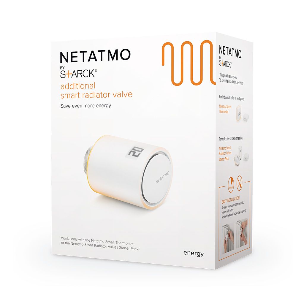 Chytrá termostatická hlavice Netatmo Radiator Valve - istyle.work