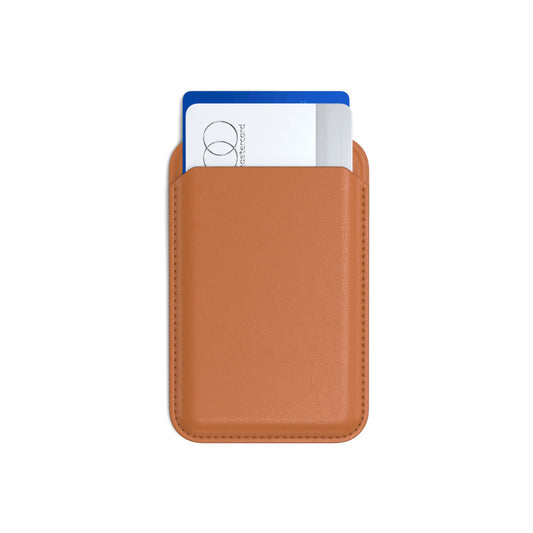 Magnetický stojánek s peněženkou pro iPhone Satechi - světle hnědý - istyle.work