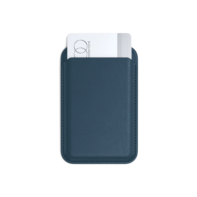 Magnetický stojánek s peněženkou pro iPhone Satechi - modrý - istyle.work