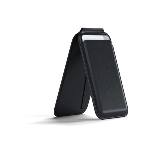 Magnetický stojánek s peněženkou pro iPhone Satechi - černý - istyle.work
