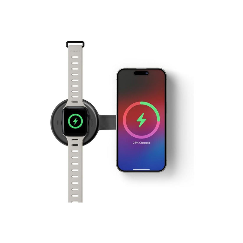 Cestovní bezdrátová nabíječka Native Union Voyage 2-in-1 Qi2 - černá - istyle.work