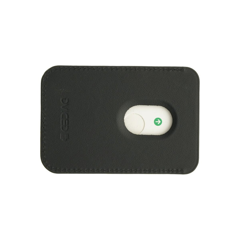 Kožená MagSafe peněženka Dviced s podstavcem – černá - istyle.work