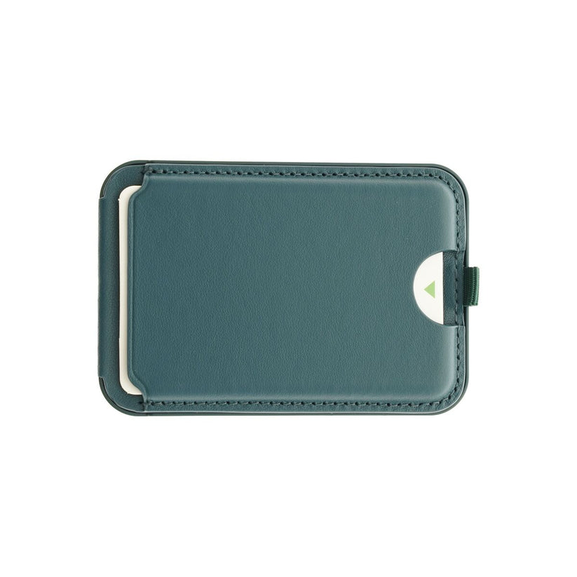 Skládací kožená MagSafe peněženka Dviced s podstavcem – modrá - istyle.work